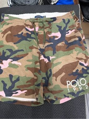 Polo by Ralph Lauren 1992 Camo Tee in Green/Brown/Navy/Pink
